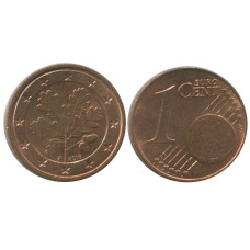 1 евроцент Германии 2016 г. F