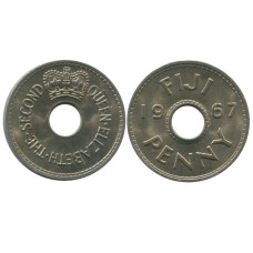 1 пенни Фиджи 1967 г.