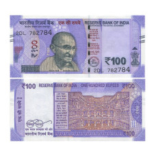 100 рупий Индии 2018 г.