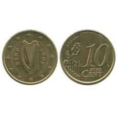 10 евроцентов Ирландии 2008 г.