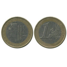 1 евро Нидерландов 2002 г.