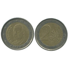 2 евро Испании 2001 г.