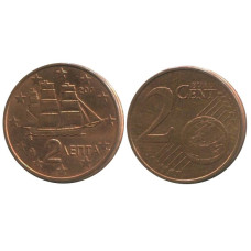 2 евроцента Греции 2007 г.