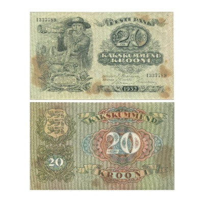 20 крон Эстонии 1932 г.