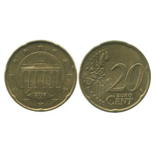 20 евроцентов Германии 2006 г. J