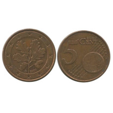 5 евроцентов Германии 2007 г. D