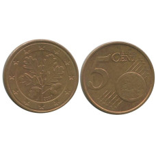 5 евроцентов Германии 2007 г. J