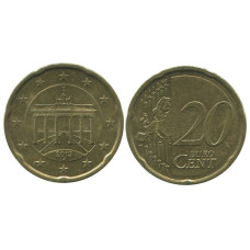 20 евроцентов Германии 2013 г. J