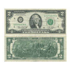 2 доллара США 1976 г. двор D