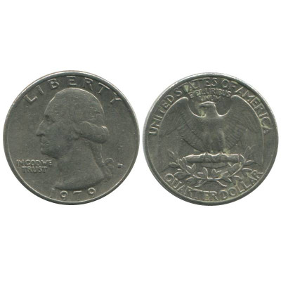 Монета Квотер США 1979 г. D