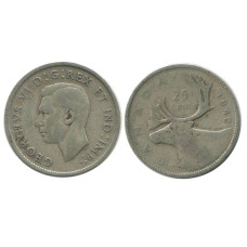 25 центов Канады 1942 г.