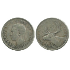25 центов Канады 1944 г.