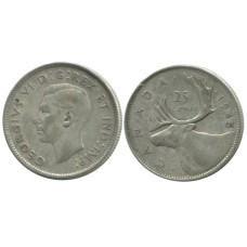 25 центов Канады 1945 г.