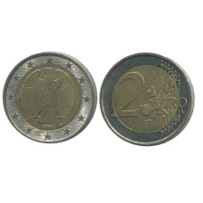 2 евро Германии 2004 г. D