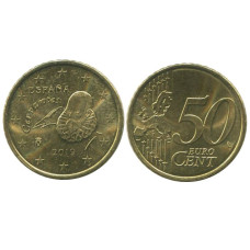 50 евроцентов Испании 2019 г.