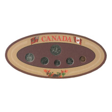 Годовой набор монет Канады 1970 г. (в подарочной упаковке)