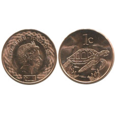 1 цент Токелау 2017 г. Черепаха
