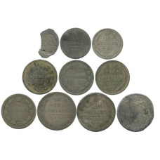 Набор монет 1871-1908 гг. (2)
