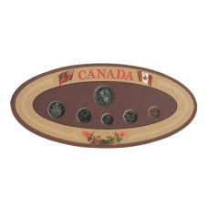 Годовой набор монет Канады 1974 г. (в подарочной упаковке)
