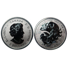 2 доллара Канады 2017 г. Год петуха (1)