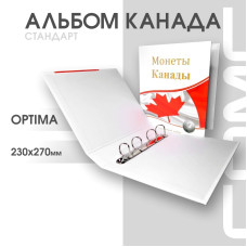 Альбом Стандарт Т формат Optima с надписью Монеты Канады Альбом Стандарт Т формат Optima с надписью Монеты Канады