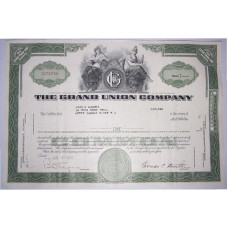 Ценная бумага "THE GRAND UNION COMPANY" 1 акция США 1965 г. (О251588, XF, гашёная)