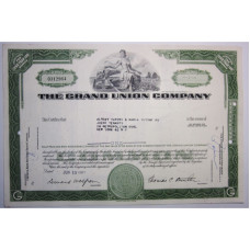 Ценная бумага "THE GRAND UNION COMPANY" 1 акция США 1967 г. (О312964, XF, гашёная)