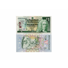 1 фунт Шотландии 1997 г. Александр Грейам Белл