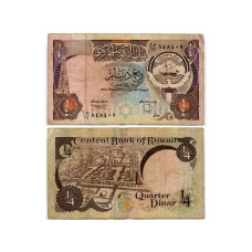1/4 динара Кувейта 1980-1991 гг.