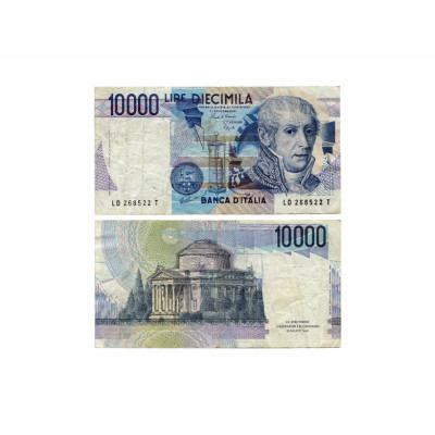 10000 лир Италии 1984 г. F