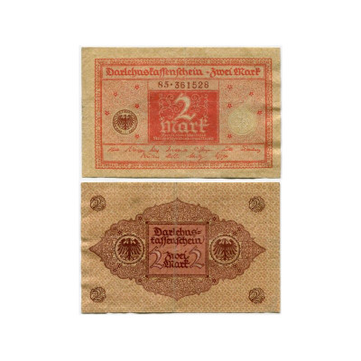 2 марки Германии 1920 г. (VG)