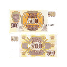 500 рублей Латвии 1992 г.