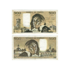500 франков Франции 1977 г.