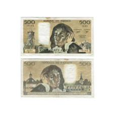 500 франков Франции 1984 г.