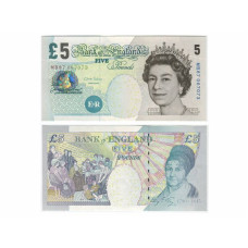 5 Фунтов Великобритании 2002 г.
