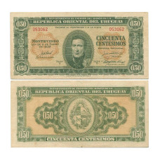 0,50 песо Уругвая 1939 г.