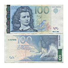100 крон Эстонии 1991 г.