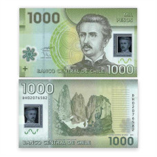 1000 песо Чили 2021 г.