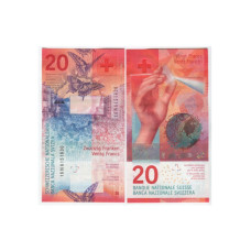 20 франков Швейцарии 2017 г.