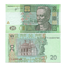 20 гривен Украины 2013 г. 
