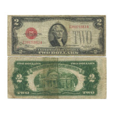 2 доллара США 1928 г. С39975983 А, двор D