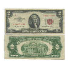 2 доллара США 1953 г. А29115519 А