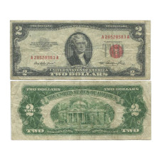 2 доллара США 1953 г. А28528583 А