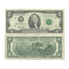 2 доллара США 1995 г. F92659515 A