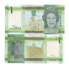 1 фунт о-ва Джерси 2018 г.