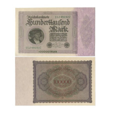 100000 марок Германии 01.02.1923 г.