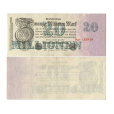 20000000 (20 миллионов) марок Германии 25.07.1923 г.