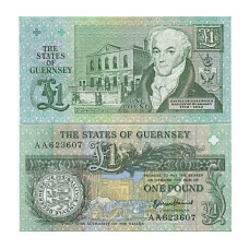 1 фунт Гернси 2016 г.
