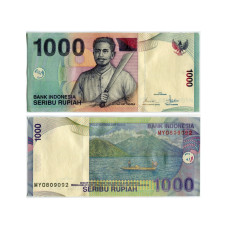 1000 рупий Индонезии 2000 г.
