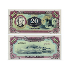 20 долларов Антарктики 2014 г. Джеймс Кук